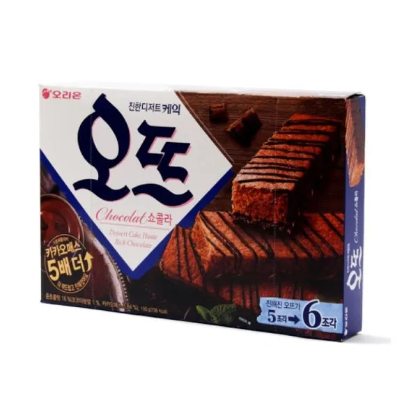 8801117549916 오리온)오뜨 쇼콜라 150g x 6개 과자/빵/오뜨/초코빵/간식, 단일 수량