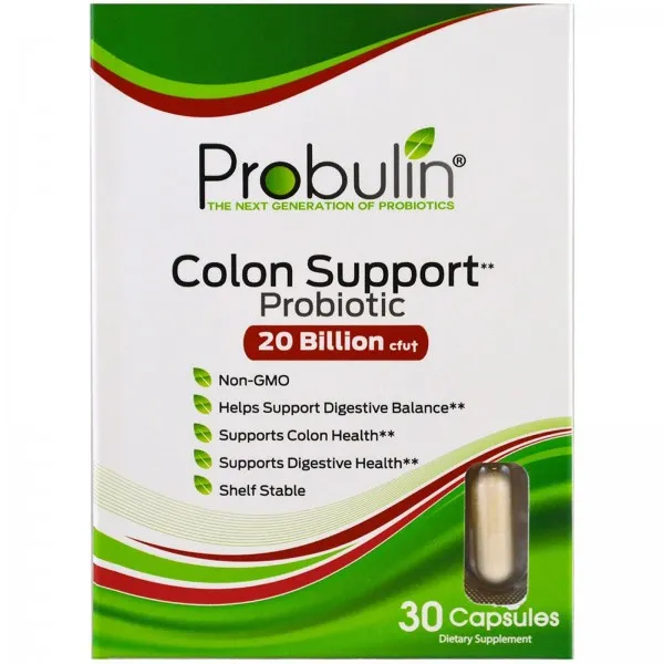 Probulin 결장 지원 프로바이오틱 30 캡슐
