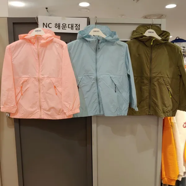 OHOO NC05 오후 메쉬안감 바람막이 점퍼 OHJA22301