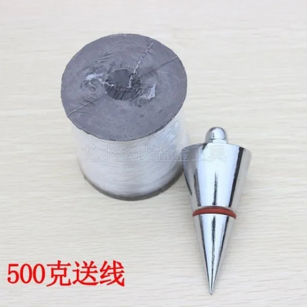 펜던트 추락함 실망치 철선 송곳 실마리 원뿔 장인 캡런닝 도구 헤드 선이 끊기다 수준 드리우다 2699809125, 명장 500 g 무게 135메터 캡런