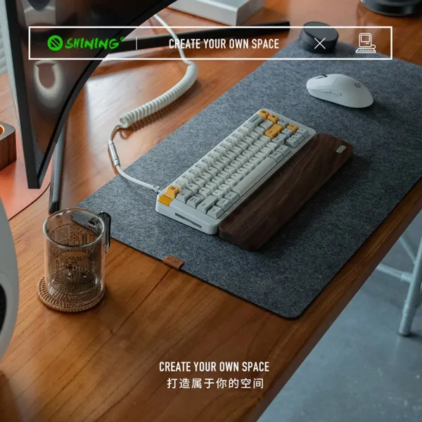 마우스 장패드 게이밍패드 책상 사 자 정의 가능 빛나 대형 펠트 간단한 사 자 정의