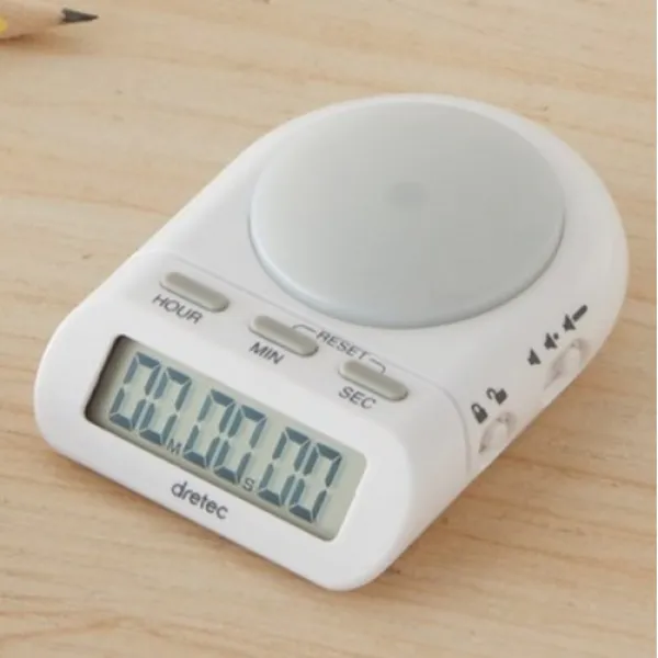 드레텍 스탑워치 T 186wt 화이트 1개
