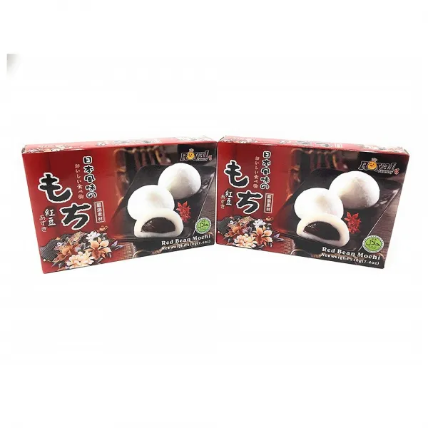2x Royal Family Japanese Rice Cake Mochi Daifuku Red Bean 로얄 패밀리 일본식 떡 7.4oz, 1개