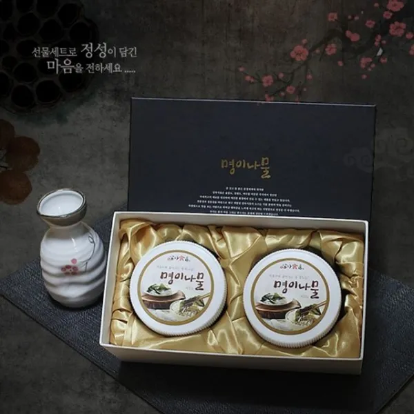 청정자연의맛 울릉도 자연산 명이나물 절임 선물세트 1