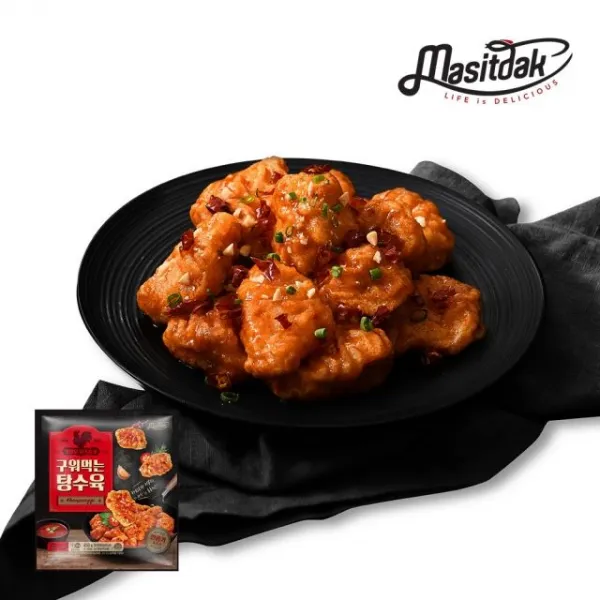  천삼백케이 맛있닭 닭가슴살 구워먹는 탕수육 깐풍기 450gx5팩 2.25kg 단품