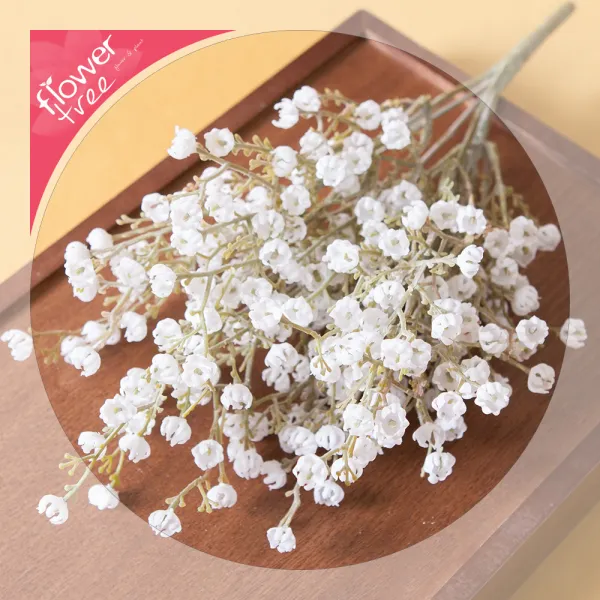 감성인테리어 예쁜 조화 모음 180종 / 플트 조화꽃 B B38.드라이안개부쉬 34cm 화이트