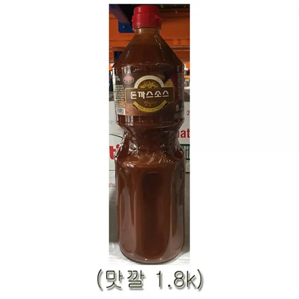 맛깔 돈까스소스 1.8Kg 간단요리 업소용식자재 간단요리 건강에좋은음식 경양식돈까스소스 돈가스소스 돈까스소스 맛있는소스 업소용식자재 업소용식재료 정성가득, 본상품선택