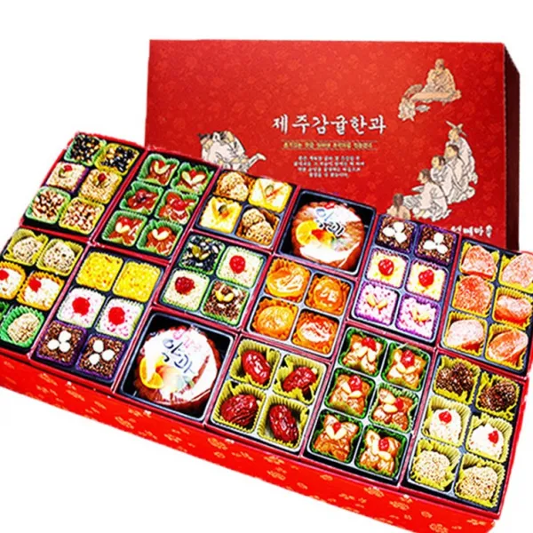 제주 감귤유과/감귤한과 선물세트, 11. 감귤한과 3단선물세트, 1개