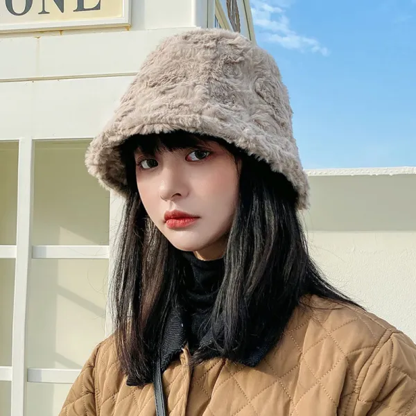 운동하다야외모자 여자 가을 겨울 모직 물통 모자패션 캐주얼 남녀 공용 선캡 스냅백
