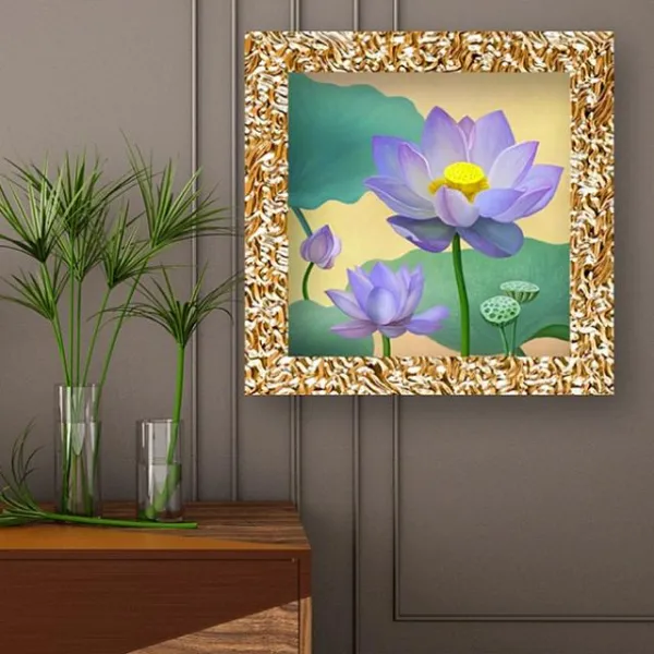 리암 연꽃 연꽃그림액자 풍수그림 꽃 돈들어오는 40Wvgd4 인테리어용 명화 서양화