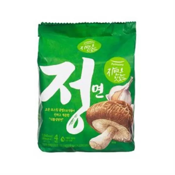 풀무원 자연은맛있다 라면 정면 4개입, 옵션1 - 기본포장 (박스or비닐포장) (+0원)