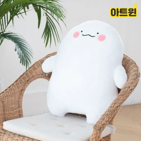 35000익명이납작쿠션55cm 익명이 캐릭터쿠션 캐릭터인형 봉제인형 인테리어 집들이 선물 문구사이트 아트윈, 단품