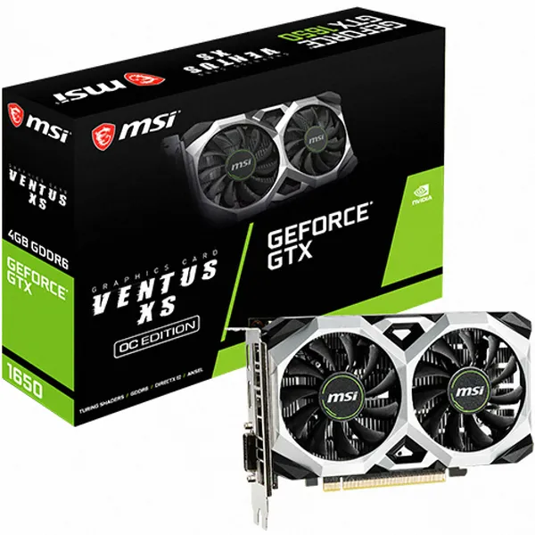 MSI 지포스 GTX 1650 벤투스 S 그래픽카드 4GB