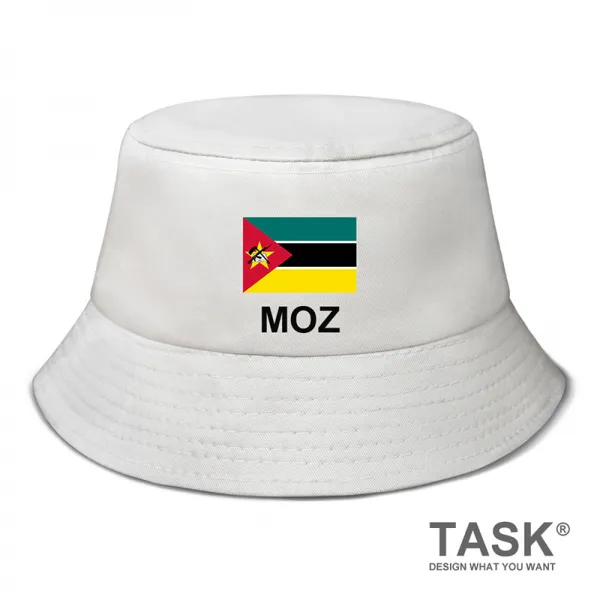 헬프올 학생 TASK 모잠비크 MOZAMBIQU E 국가 벙거지 남성 여성 여름 선캡 썬캡