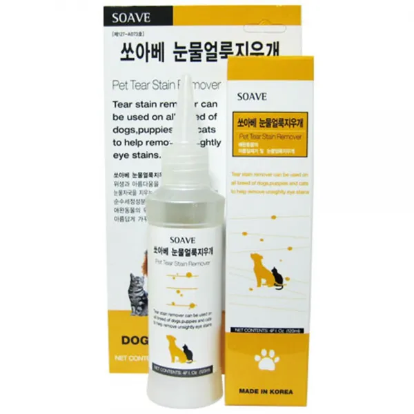 적색얼룩 반려동물눈곱지우개 애완견눈물냄새 눈관리, 1개