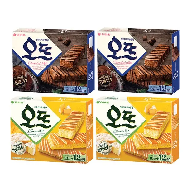 오리온 오뜨 치즈 288gx2개+오뜨 쇼콜라 300gx2개[총4개] 무료배송, 4개