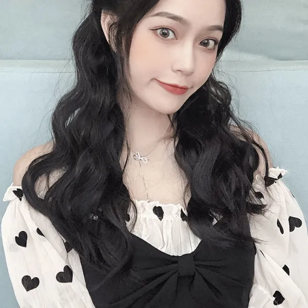 가발 포니 테일 여성 긴 머리 옥수수 자연 긴곱슬머리, 쿠팡 1, 쿠팡 암갈색