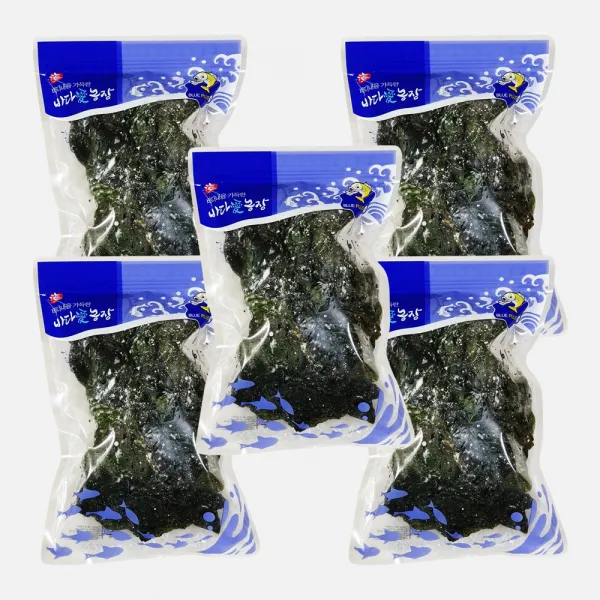 산들바람 국산 서남해안 염장 쌈다시마 600g 5봉 3kg, 단일상품