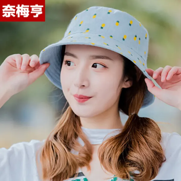 나이메형 샤계절 뉴라이트 후드 어브레이브녀가 접을 수 있어 차양 선탠 모자 등산 캡 해탄 모자 하늘색.(4738)