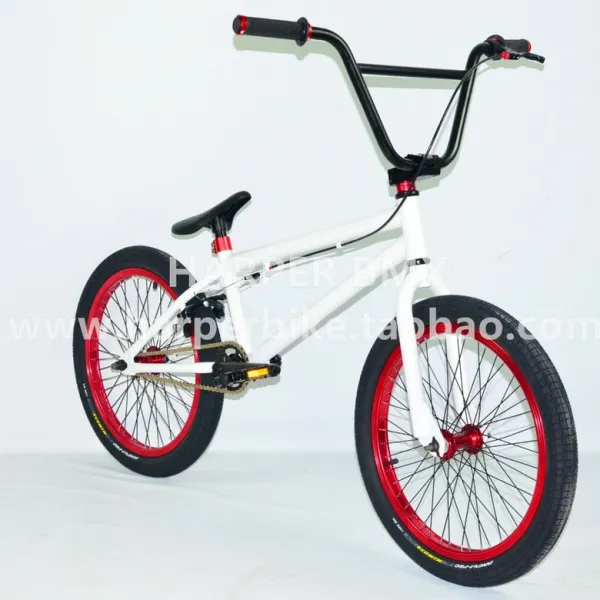 20인치 묘기자전거 Bmx 자전거 비엠엑스자전거 익스트림 화이트 레드