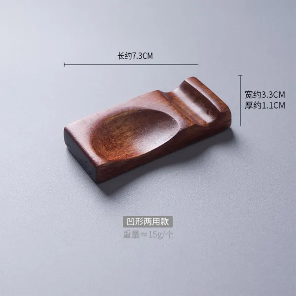 수저받침 정교한 원목 젓가락받침 가정용 아이디어 젓가락통 수저걸이 나무 중식 젓가락 겸용, T04-형량 용타입