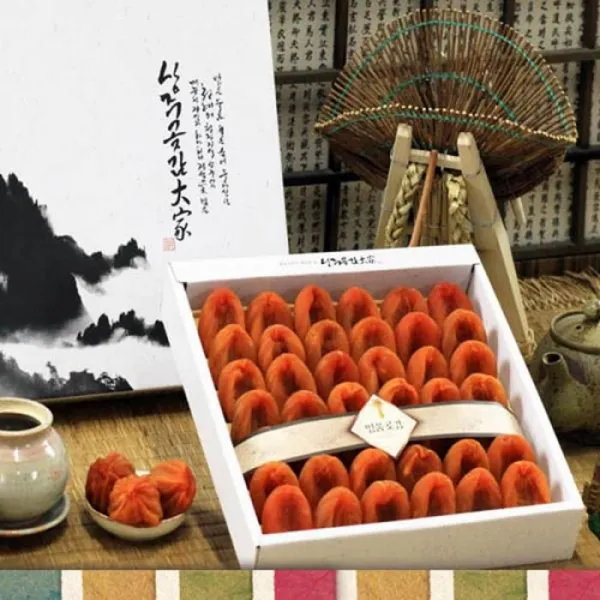  집콕쿠팡 선물용건시1.5kg 35 42과 건강간식 곶감 말린감 43605743443ea 1 본상품선택