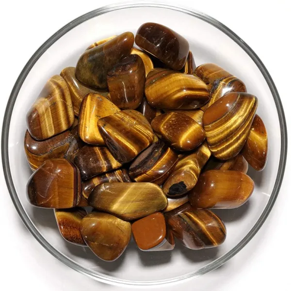 [N2 stone Natural 천연 광물 타이거 (호랑이 눈을 돌 / tiger 's eye) | (원석을 연마 한 돌 (공중제비)