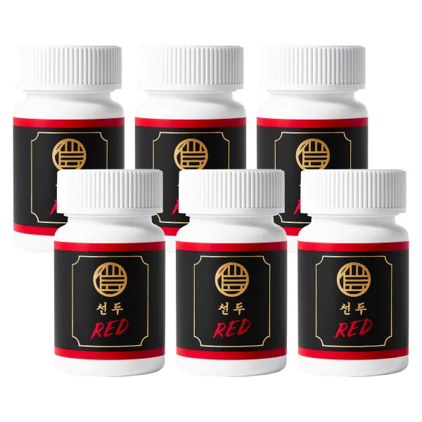 온플릭 페루산 블랙마카 800mg 남자의 활력을 살리는 선두 Red 6통 60정