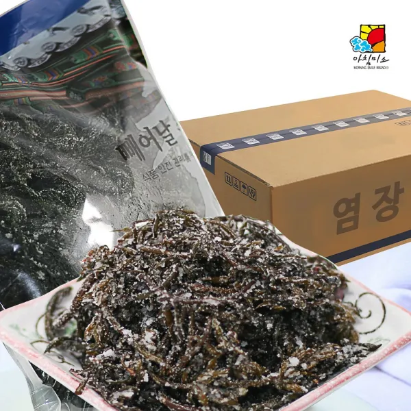 아침미소 염장톳 2kg 완도 염장 밥에넣는 나물 초무침 볶음 샐러드 요리, 1개