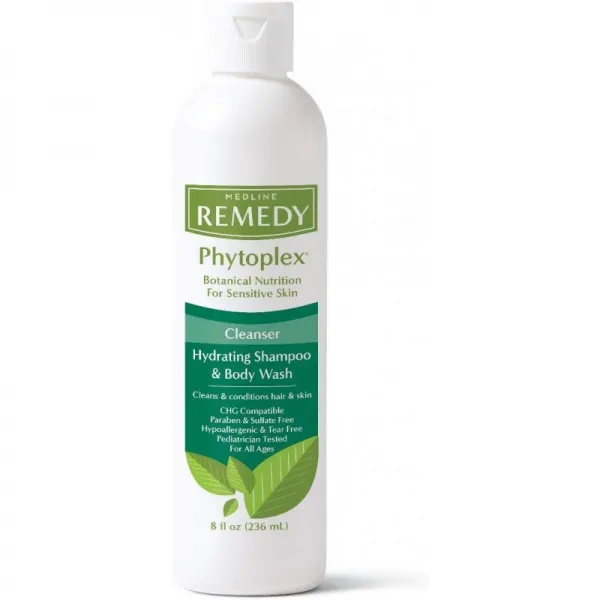Medline MSC092008 구제책 Phytoplex Hydrating Cleansing Gel 8 oz (12 팩), 단일상품