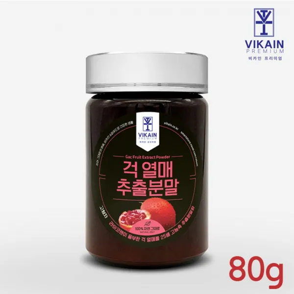 비카인 (L1) 객 게욱 걱 열매 분말 가루 파우더 라이코펜 베타카로틴 걱플루트 항산화열매 플라보노이드, 1개, 80g