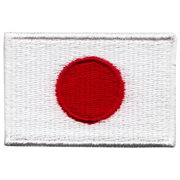 와펜 C559 - 일본 국기 사각극기 만국기 패치 (소)