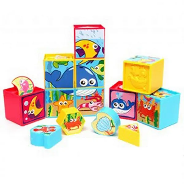 Ch스토어 레드박스 Iq Eq 블럭 바다친구들 모양맞추기