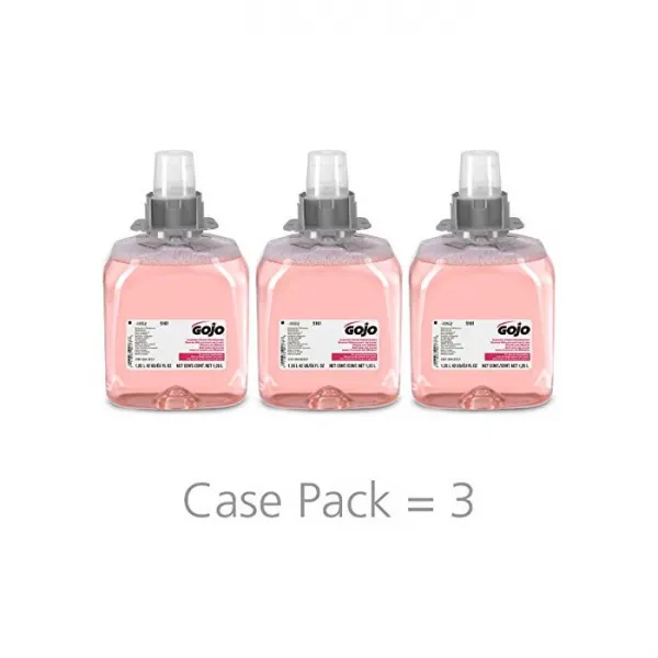 GOJO FMX-12 Luxury Foam Handwash Cranberry Scent EcoLogo Certified 1250 mL Soap Refill for, One Size, One Color