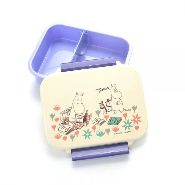 무민 밀폐 1단 도시락(꽃밭 소) - (무민밀폐단도시락/무민단도시락/무민도시락/단도시락/밀폐도시락/찬합), 본상품선택