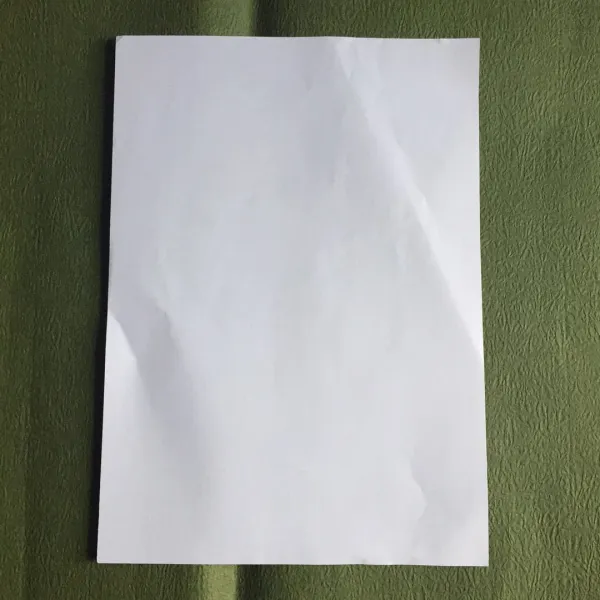 종이접기 컬러 전용 a4종이 꽃송이 수공 작품 완제품 재료, T02-화이트 가닥가닥 재료가방