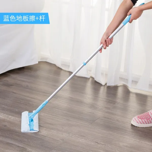 캉캉 많은 일본 회전 트랙터 드롭 보드 드레싱 보드 닦다 닦다 닦다 닦다 닦다 닦다 청소 도구 닦다 펴다 펴다 밀다 드레싱 블루 세트 (신축대+바닥 닦다), 상세페이지 참조