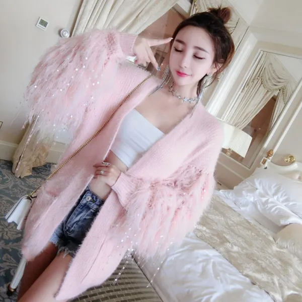미르마켓 가디건 나태풍 카디건 추동 루즈핏 나이트점 여성복 패션 캐주얼 긴팔