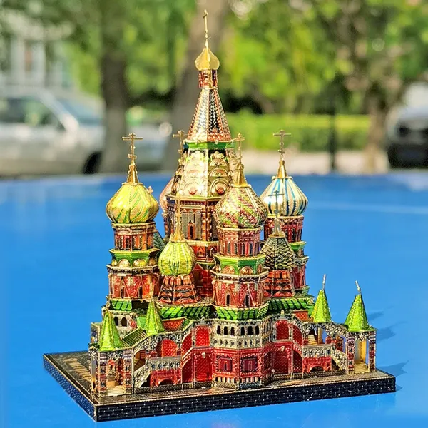  알꿀밤 메탈퍼즐 건축 개선문 타워 성당 경기장 성 시리즈 러시아 성바실리 대성당 컬러