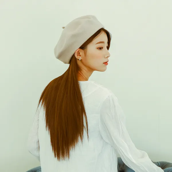 가발매니아 엣지스트레이트 (제디원사) 61cm 납짝한 뒤통수도 ok 리얼라인피스오픈반가발, 1개, 투톤브라운