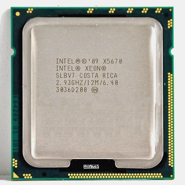 인텔 제온 X5670 프로세서 인텔 X5670 CPU 6 코어 2.93 GHZ LGA 1366 TDP 95 W 12 MB CPU 보증 기간 1 년 적합 X58 마더 보드