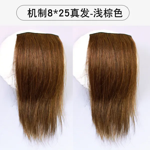 매트 머리카락 끝 부분가발 쇼트 편식 발매트 헤어 안볼륨 신기 키높이 겹매트 양쪽 가장자리 정수리 증발 재다, 1, 8와이드 25 긴생머리 리넨슬럽 2피