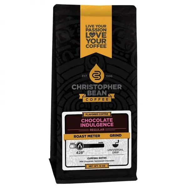 Christopher Bean Coffee 초콜릿 방종 맛 커피 12 oz 팩, 선택, 상세설명참조
