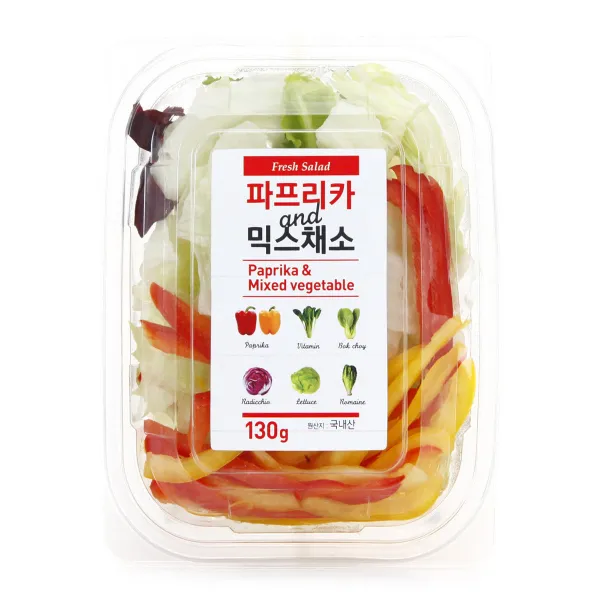 ★아이스박스★파프리카 and 믹스채소 130g, 단일상품