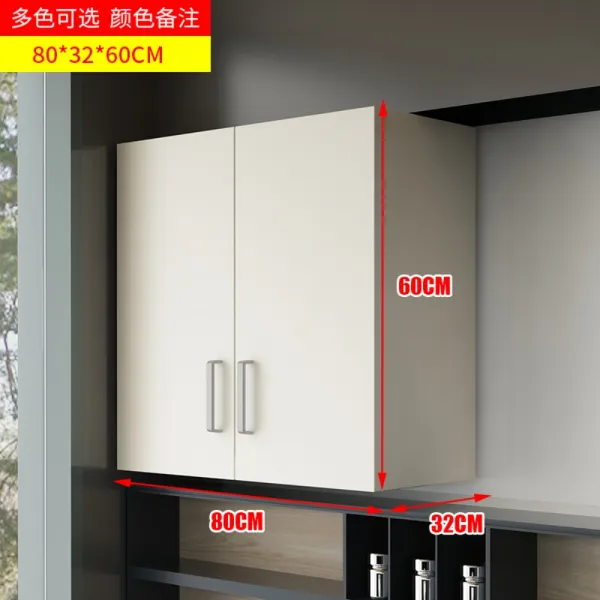 욕실수납장 주방 벽장 벽걸이식 화장실 벽선반 수납장, 너비 80cm