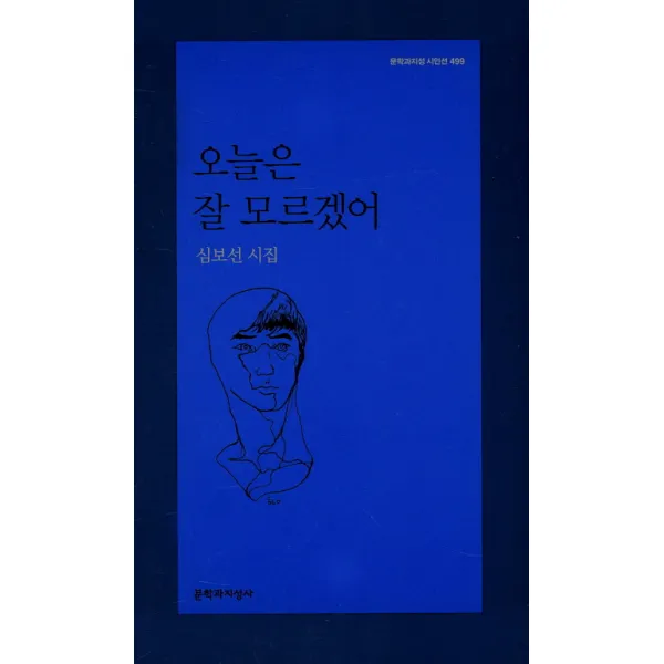 오늘은 잘 모르겠어:심보선 시집, 문학과지성사