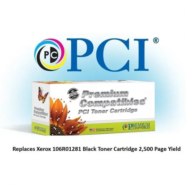 pci 브랜드 호환 토너 카트리지 교체 를 제록스로 복사하다 106r1281 phaser 6130 6130n 검은 1.9k 수량