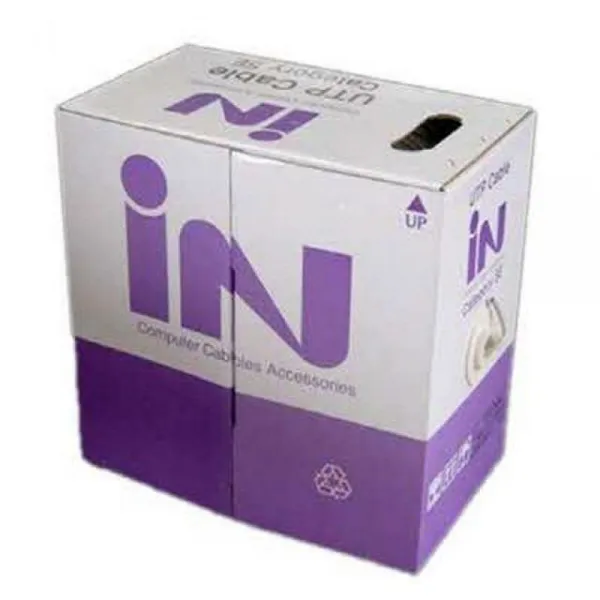 (I) CAT.5E UTP 랜케이블 300M (노랑) 랜케이블/CAT.5E/300M/UTP/롤(BOX) 케이블, 단일색상