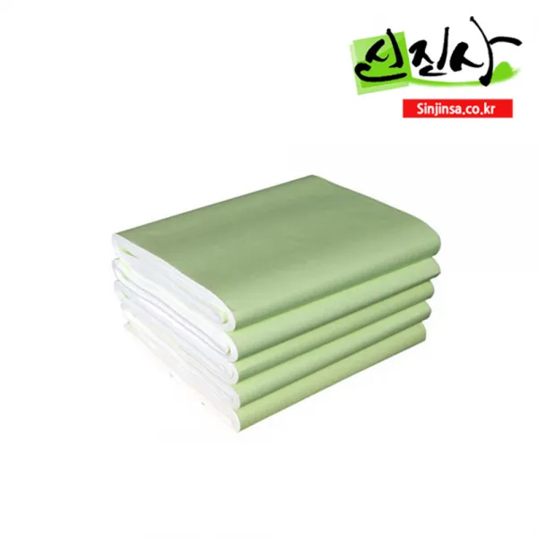 신진사 서예 한국화 캘리그라피에 사용하는 화선지 모음, 신연지 반절지 100장