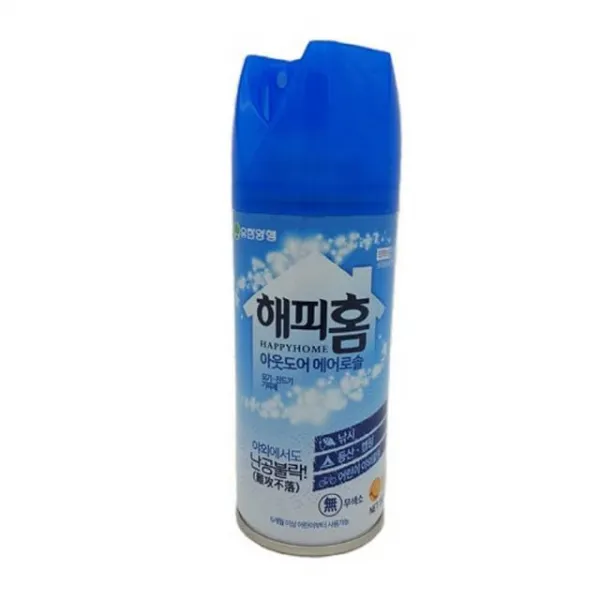 에어로솔 150ml 아웃도어 해피홈 1개 모기살충제 해충퇴치기 해충박멸 모기잡는기계, 1